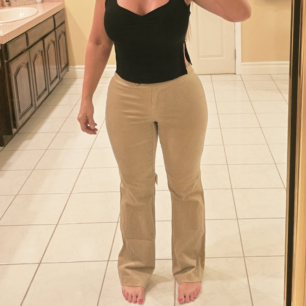 Women's Tan Pants - Picture 2 of 15